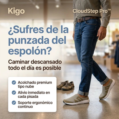 Zuecos Ergonómicos CloudStep Pro™: Máxima Amortiguación Para Caminar Sin Dolor de Espolón