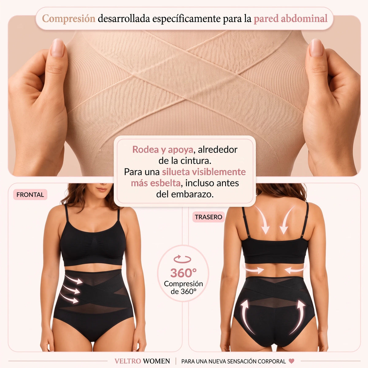 Panty Postparto Limova™: Cierra la Diástasis y Alivia tu Espalda